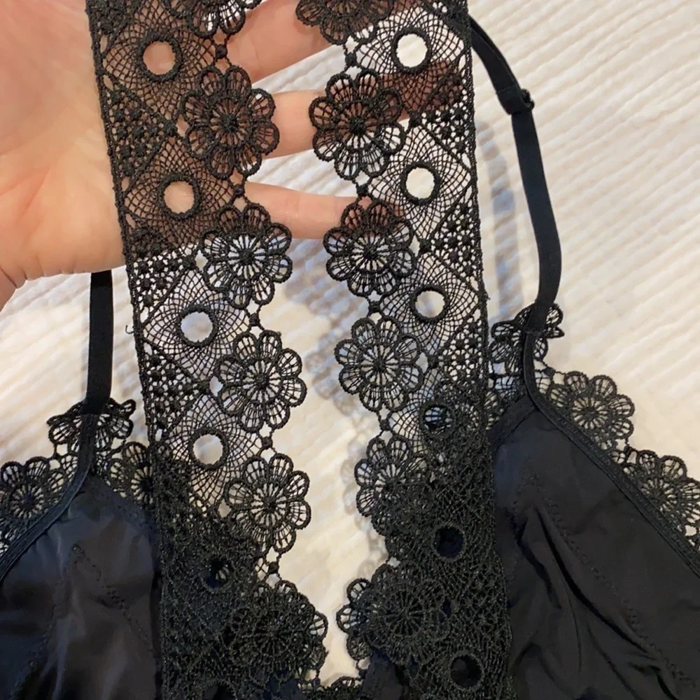 Aerie Lacy Halter Bralette New!